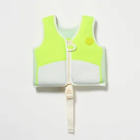 Swim Vest Shark Tribe Blue Neon Citrus Ages 1-2 S4057