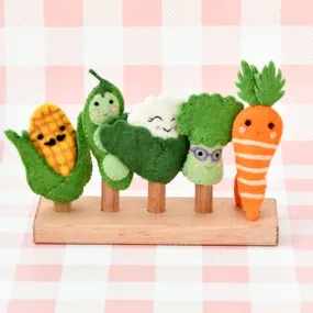 Tara Treasures Vegetable Finger Puppet Set