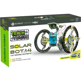 Terra Teach Tech SolarBot.14, Transforming Solar Robot Kit, STEM Learning Toys for Kids 10 