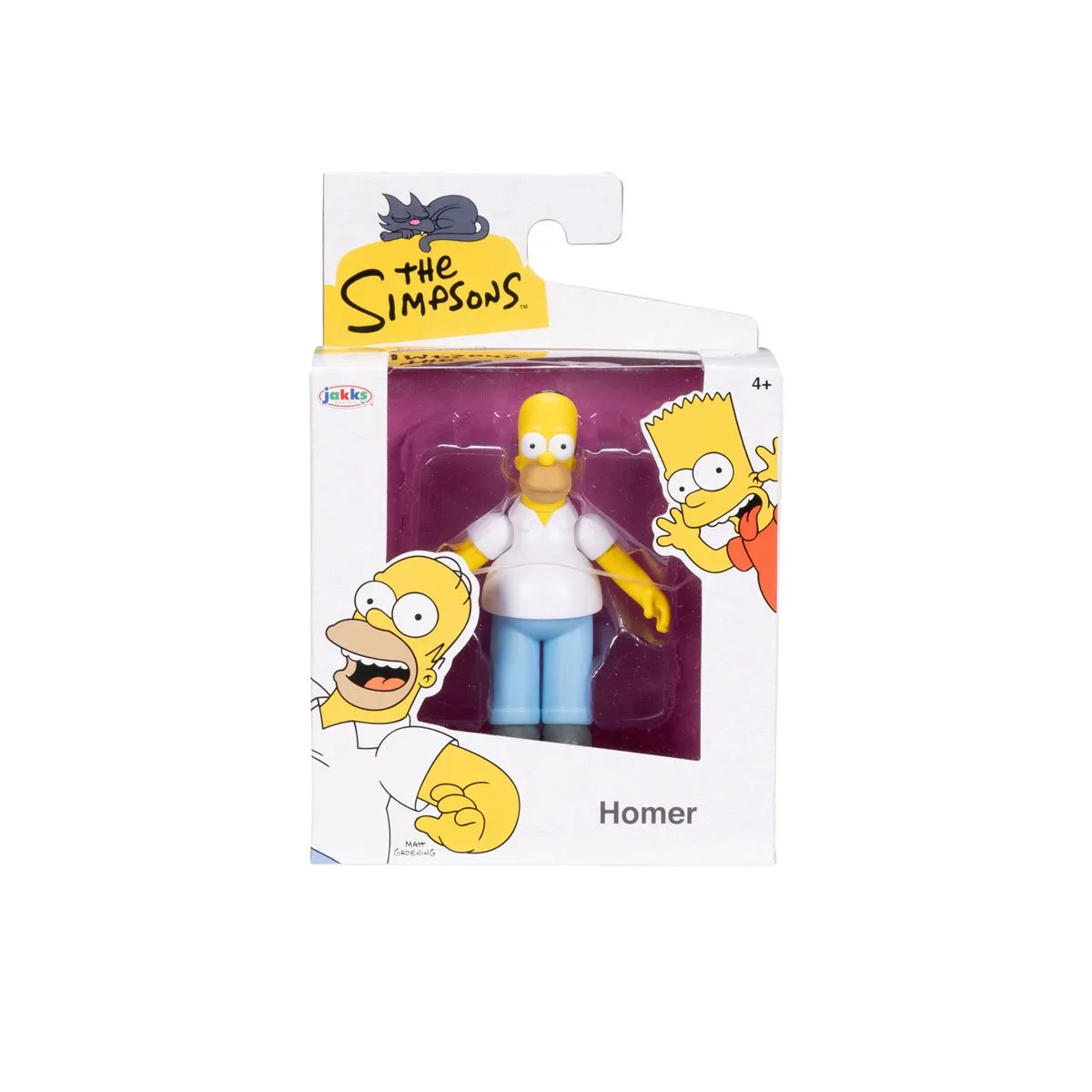 The Simpsons Wave 1 (Set of 5) 2 1/2-inch Scale Action Figures - Jakks Pacific