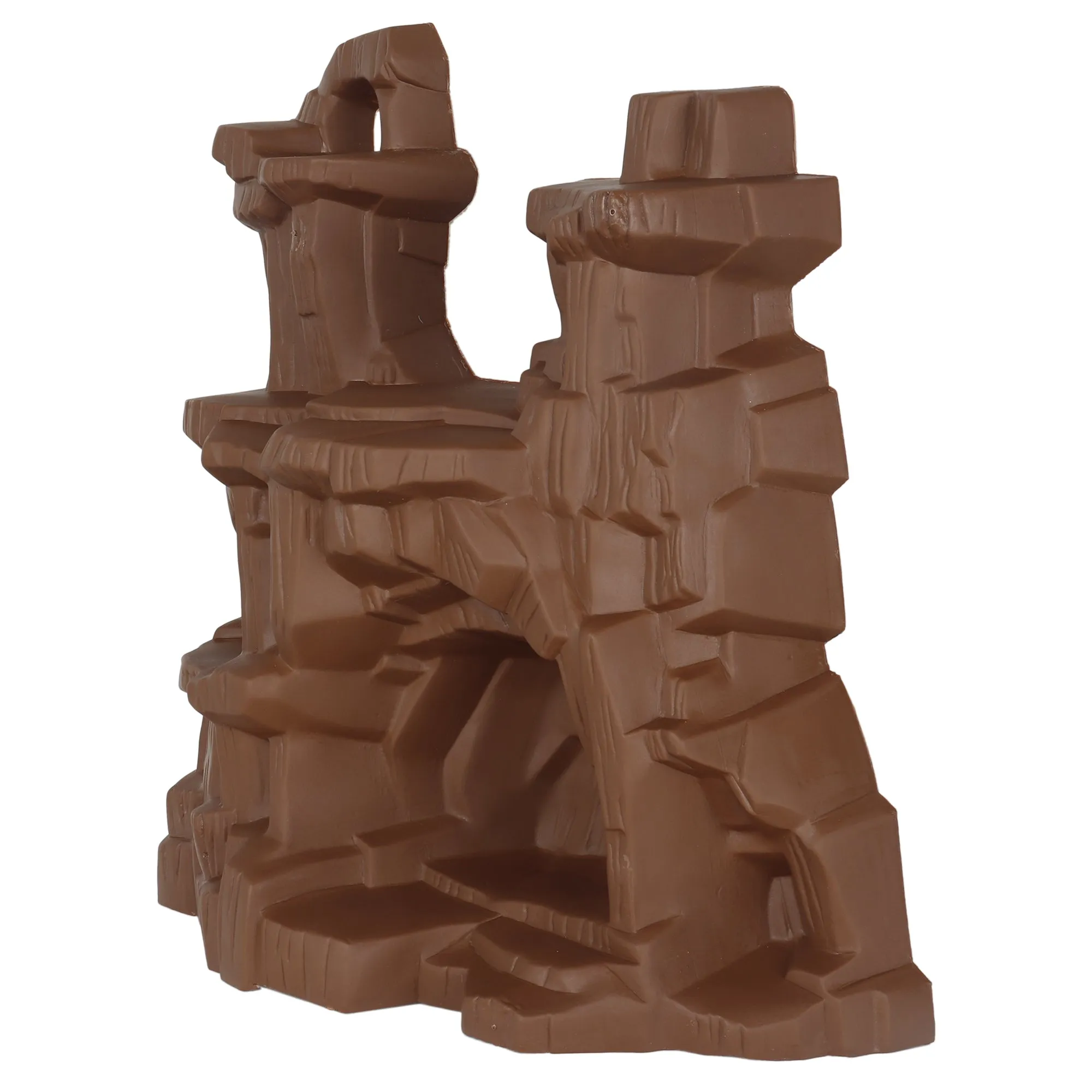 TimMee Battle Mountain Scenery - Brown Figure Display & Play Terrain - USA Made