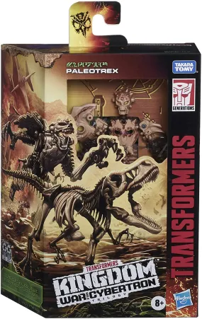 Transformers Toys Generations War for Cybertron: Kingdom Deluxe WFC-K7 Paleotrex Fossilizer Action Figure - Kids Ages 8 and Up, 5.5-inch