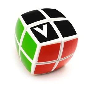 V-Cube Pillowed 2 Cube Toy, White/Multicolor