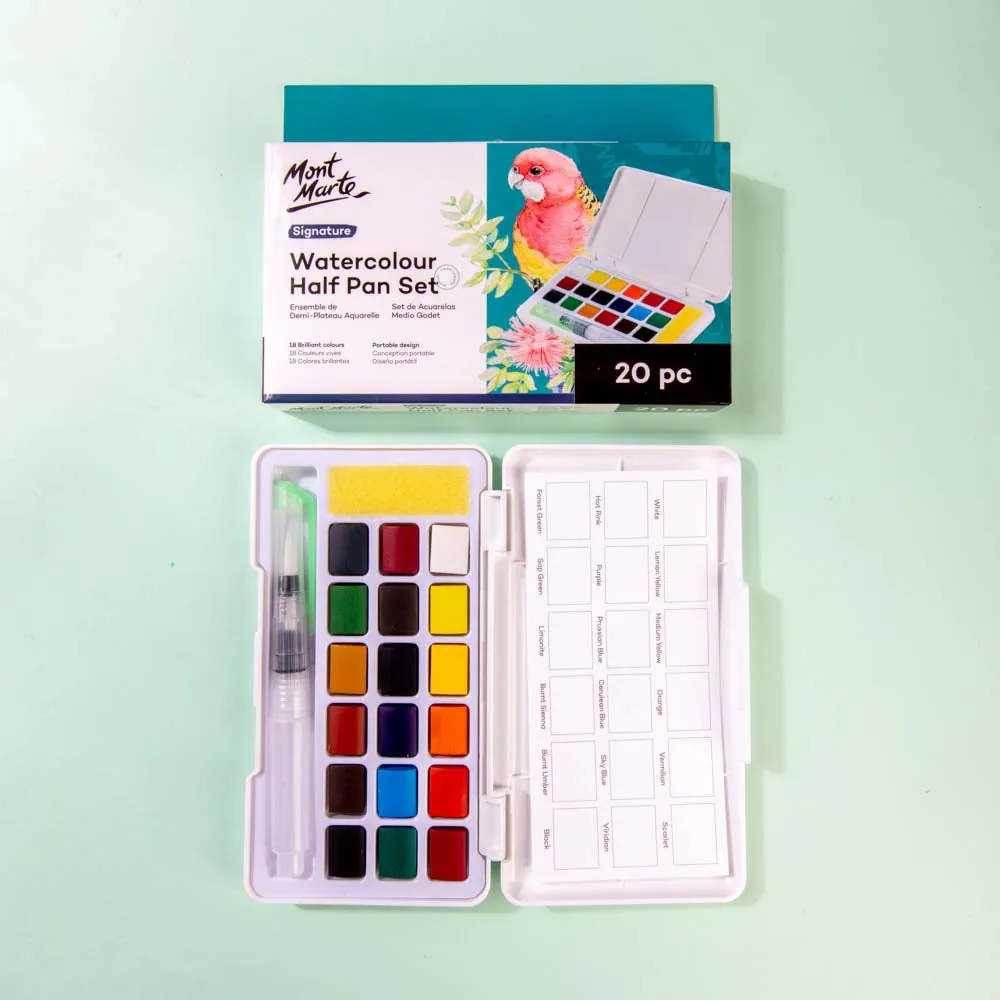 Watercolour Half Pan Set Signature 20pc