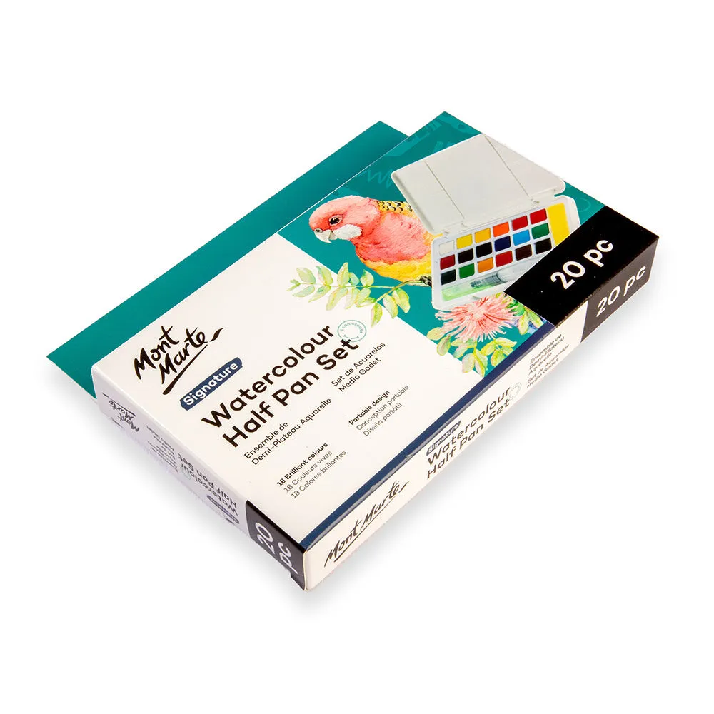 Watercolour Half Pan Set Signature 20pc