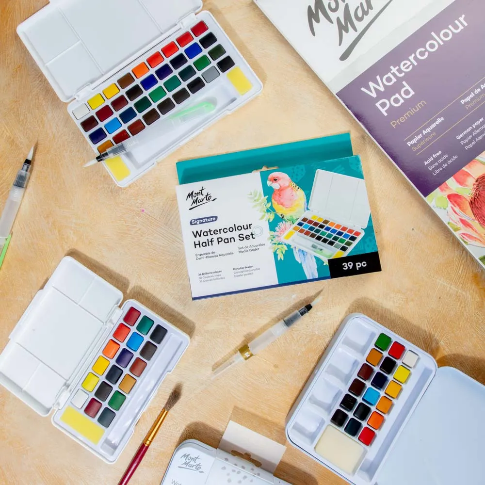 Watercolour Half Pan Set Signature 39pc