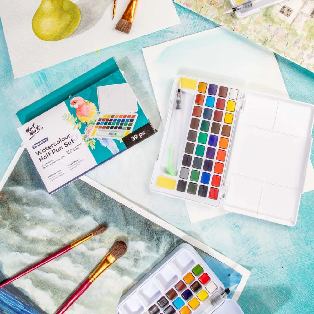 Watercolour Half Pan Set Signature 39pc