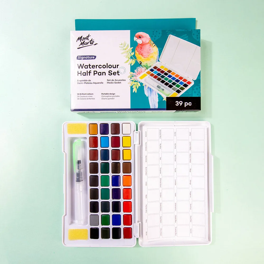 Watercolour Half Pan Set Signature 39pc