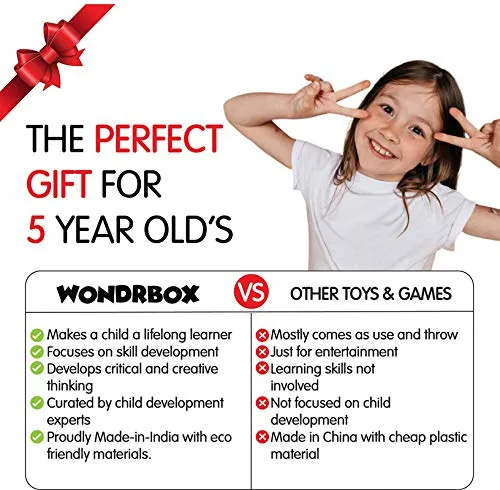 WONDRBOX Combo Puzzles-(Dinosaur and Carnival), Jigsaw Puzzle Game, Educational toy for 5 6 7 year old