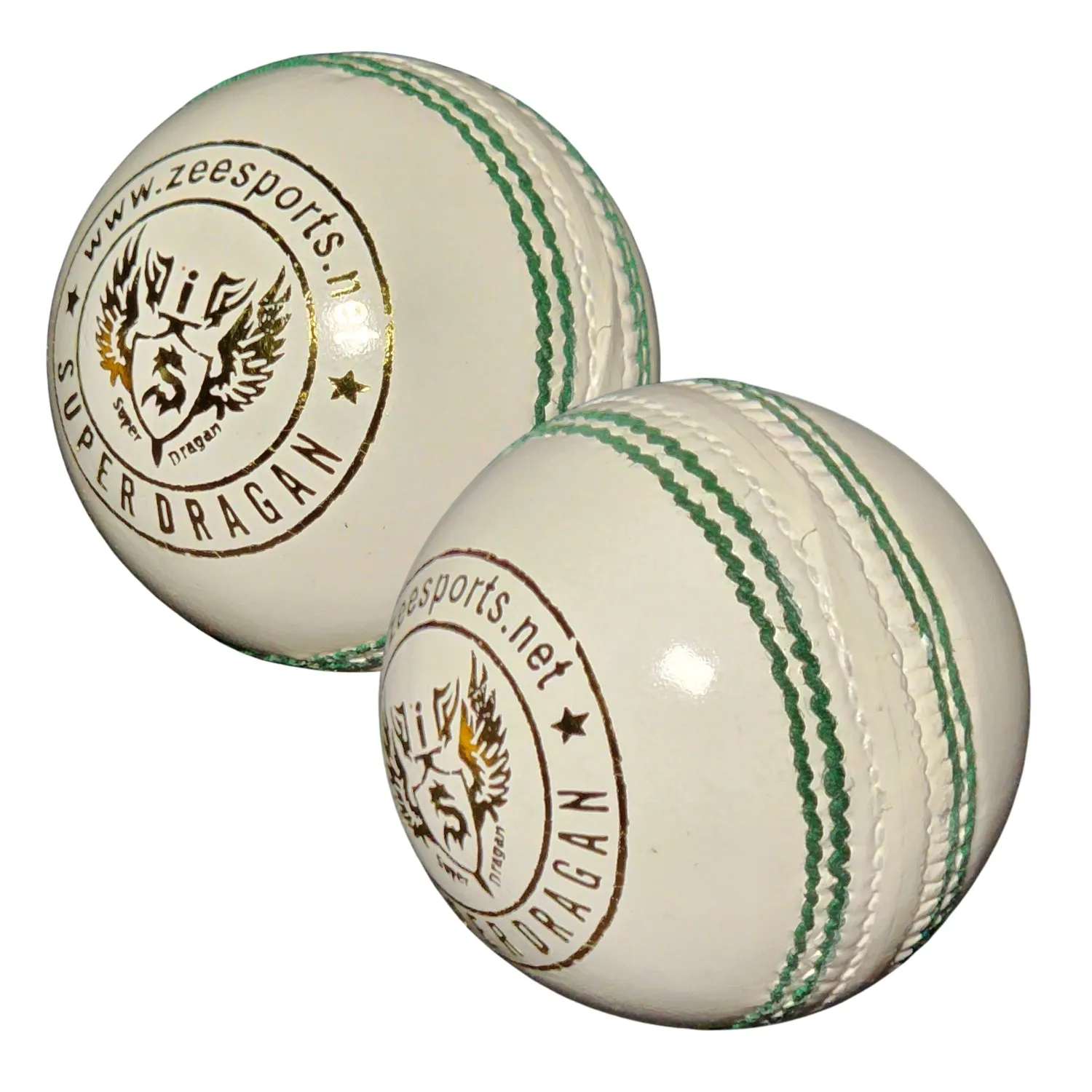 Zee Sports Cricket Ball 3-Star, White